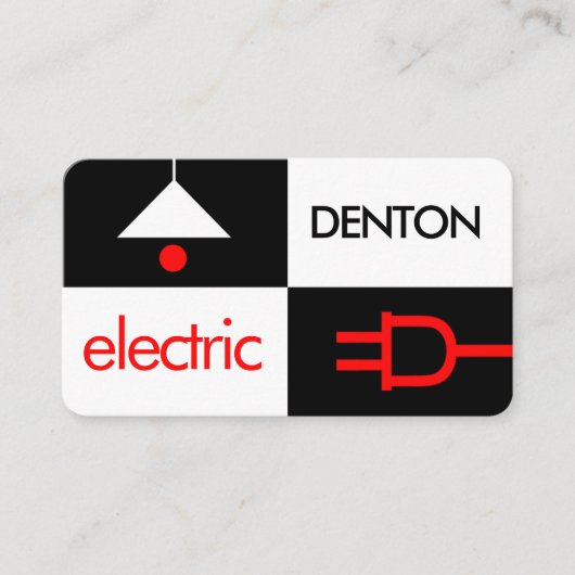 Creative Darkness Light Electric Squares 名刺 (正面)