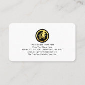 Creative Darkness Light Electric Squares 名刺 (裏面)