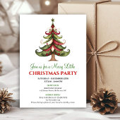 Creative designer Christmas tree Christmas invite 招待状