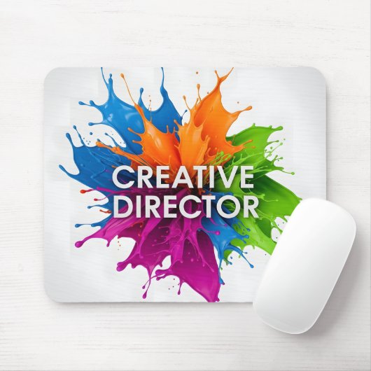 Creative Director Colorful Paint Splash マウスパッド (マウス)