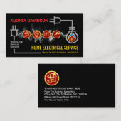 Creative Electric Lightning Circuit Board 名刺 (正面/裏面)