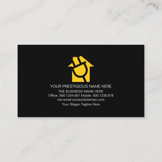 Creative Electrical Circuit Lightning 名刺 (裏面)