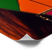 Creative fashion photo. Woman with earrings ポスター (角)