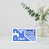 Creative Faucet Rooftop Building Frame 名刺 (スタンド正面)