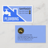 Creative Faucet Rooftop Building Frame 名刺 (正面/裏面)