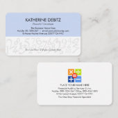 Creative Financial Numbers Design 名刺 (正面/裏面)