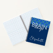 Creative Flow Brain Dump Mindset Organizer Blue ノートブック (内部)