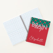 Creative Flow Brain Dump Mindset Organizer Coral ノートブック (内部)