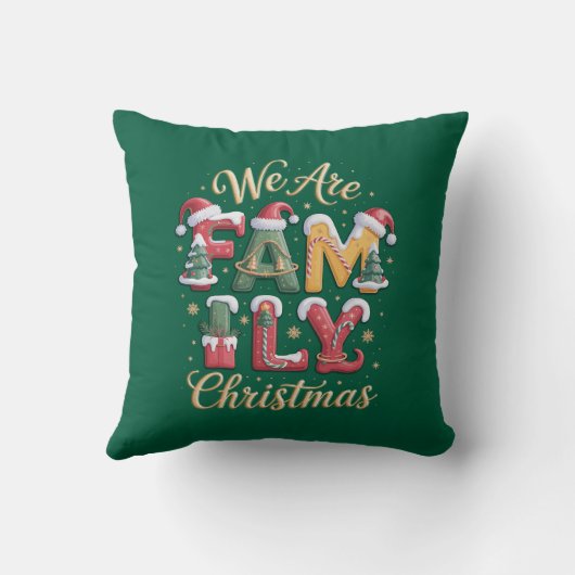 Creative & Fun Family Christmas クッション (裏面)