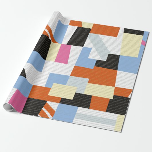 Creative geometric shapes, length pattern design ラッピングペーパー (アンロールド)