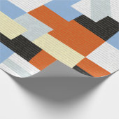Creative geometric shapes, length pattern design ラッピングペーパー (角)