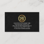 Creative Gold Rooftop Handyman Tools 名刺 (裏面)