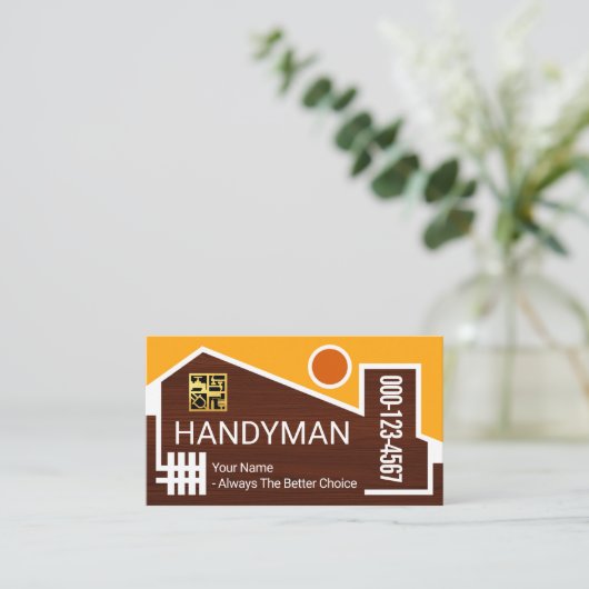 Creative Handyman Home Frame 名刺 (スタンド正面)