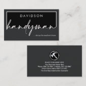 Creative Handyman Signage Frame 名刺 (正面/裏面)