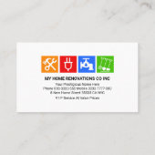 Creative Handyman Signage Frame Building 名刺 (裏面)