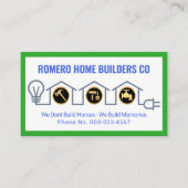 Creative Home Handyman Tools Circuit Wiring 名刺 (正面)