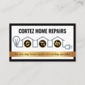 Creative Home Handyman Tools Circuit Wiring 名刺 (正面)