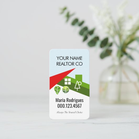 Creative Home Landscape Realtor 名刺 (スタンド正面)