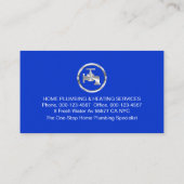 Creative Home Plumbing Pipes System 名刺 (裏面)