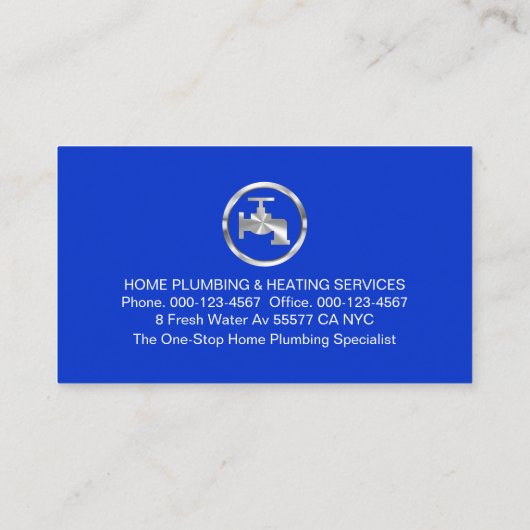 Creative Home Plumbing Pipes System 名刺 (裏面)