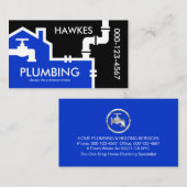 Creative Home Plumbing Pipes System 名刺 (正面/裏面)