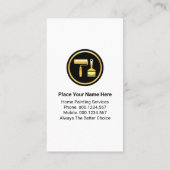 Creative Home Roller Brush Handyman Painter 名刺 (裏面)