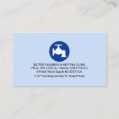 Creative Leaking Space Plumbing Signage 名刺 (裏面)