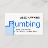 Creative Leaking Space Plumbing Signage 名刺 (正面)