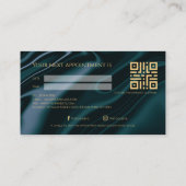 Creative Luxury Tattoo Artist Elegant appointment 名刺 (裏面)