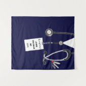 Creative Medical School Graduation Congrats タペストリー (正面(横))