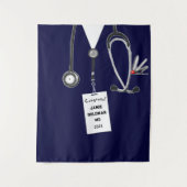 Creative Medical School Graduation Congrats タペストリー (正面)