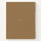 Creative Minimalism Less But Better Wood Journal ノートブック (裏面)