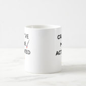 Creative Mode Activated – Teacher Coffee Mug コーヒーマグカップ (中央)