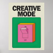 Creative Mode | Decorative Poster ポスター (正面)