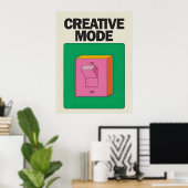 Creative Mode | Decorative Poster ポスター (ホームオフィス)