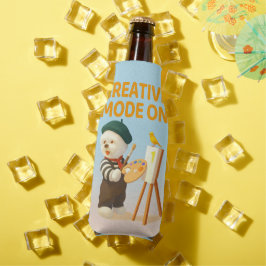 Creative Mode On: Painter Bichon Dog Artist Art ボトルクーラー