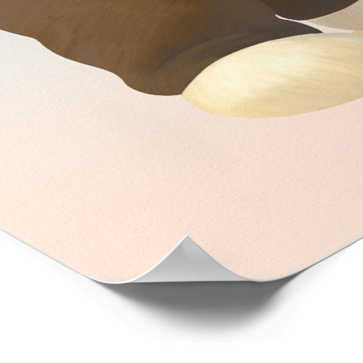 Creative Mode On: Painter Bichon Dog Artist Art ポスター (角)