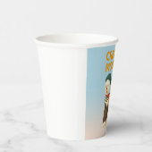 Creative Mode On: Painter Bichon Dog Artist Art 紙コップ (右)