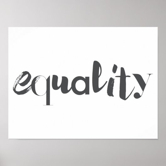 Creative, modern, playful, cool design of Equality ポスター (正面)
