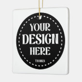 Creative, modern, sleek & imaginative セラミックオーナメント (左)