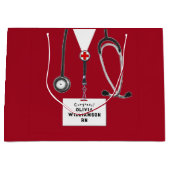 Creative Nurse Graduation Large Gift Bag ラージペーパーバッグ (正面)