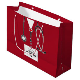 Creative Nurse Graduation Large Gift Bag ラージペーパーバッグ