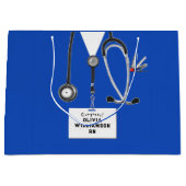 Creative Nurse Graduation Large Gift Bag ラージペーパーバッグ (正面)
