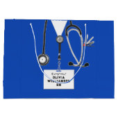 Creative Nurse Graduation Large Gift Bag ラージペーパーバッグ (裏面)