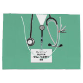 Creative Nurse Graduation Large Gift Bag ラージペーパーバッグ (裏面)