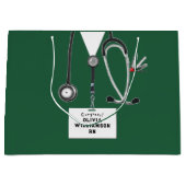 Creative Nurse Graduation Large Gift Bag ラージペーパーバッグ (正面)