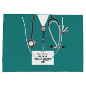 Creative Nurse Graduation Large Gift Bag ラージペーパーバッグ (裏面)