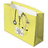 Creative Nurse Graduation Large Gift Bag ラージペーパーバッグ (裏面アングル)
