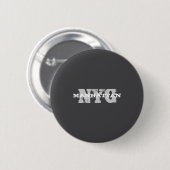 Creative Nyc Manhattan New York City Template  缶バッジ (正面&裏面)