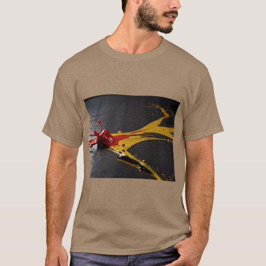 Creative Paint Splash Art T-Shirt Tシャツ (正面)